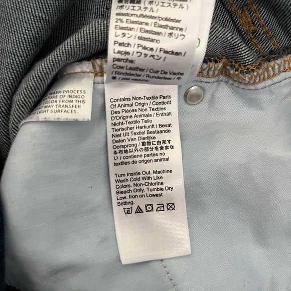 J. Crew Slim Demi Boot Jeans in Rinse wash Raw Hem Size 29 Style BM820 - Picture 8 of 9